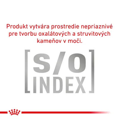 Produkt vytvára prostredie nepriaznivé pre tvorbu oxalátových a struvitových kameňov v moči. [s/o] INDEX