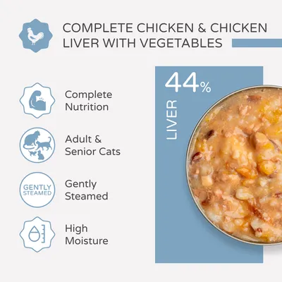 thrive Complete Adult - Chicken & Liver With Veg - 6 x 75g