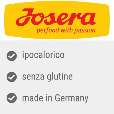 Josera petfood with passion. Ipocalorico, senza glutine, made in Germany.