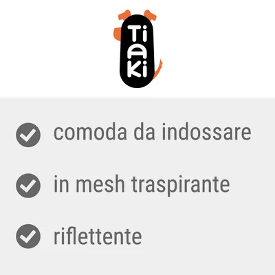 Tiaki. comoda da indossare, in mesh traspirante, riflettente
