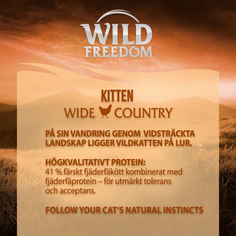 Wild Freedom Kitten "Wide Country" - Poultry