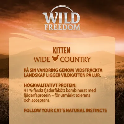 Wild Freedom Kitten "Wide Country" - Poultry