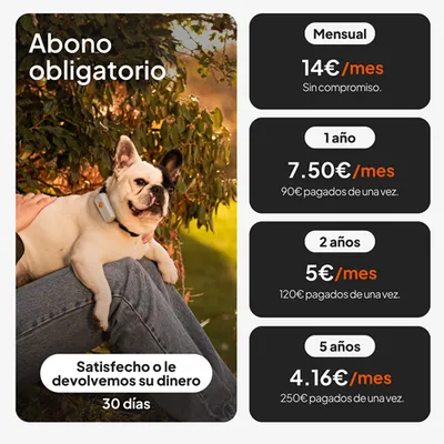 Se requiere suscripción. Mensualmente, 14€/mes; 1 año, 7,50€/mes; 2 años, 5€/mes; 5 años, 4,16€/mes. Garantía de devolución de dinero de 30 días. Se requiere suscripción. Mensualmente, 14€/mes; 1 año, 7,50€/mes; 2 años, 5€/mes; 5 años, 4,16€/mes. Garantía de devolución de dinero de 30 días.