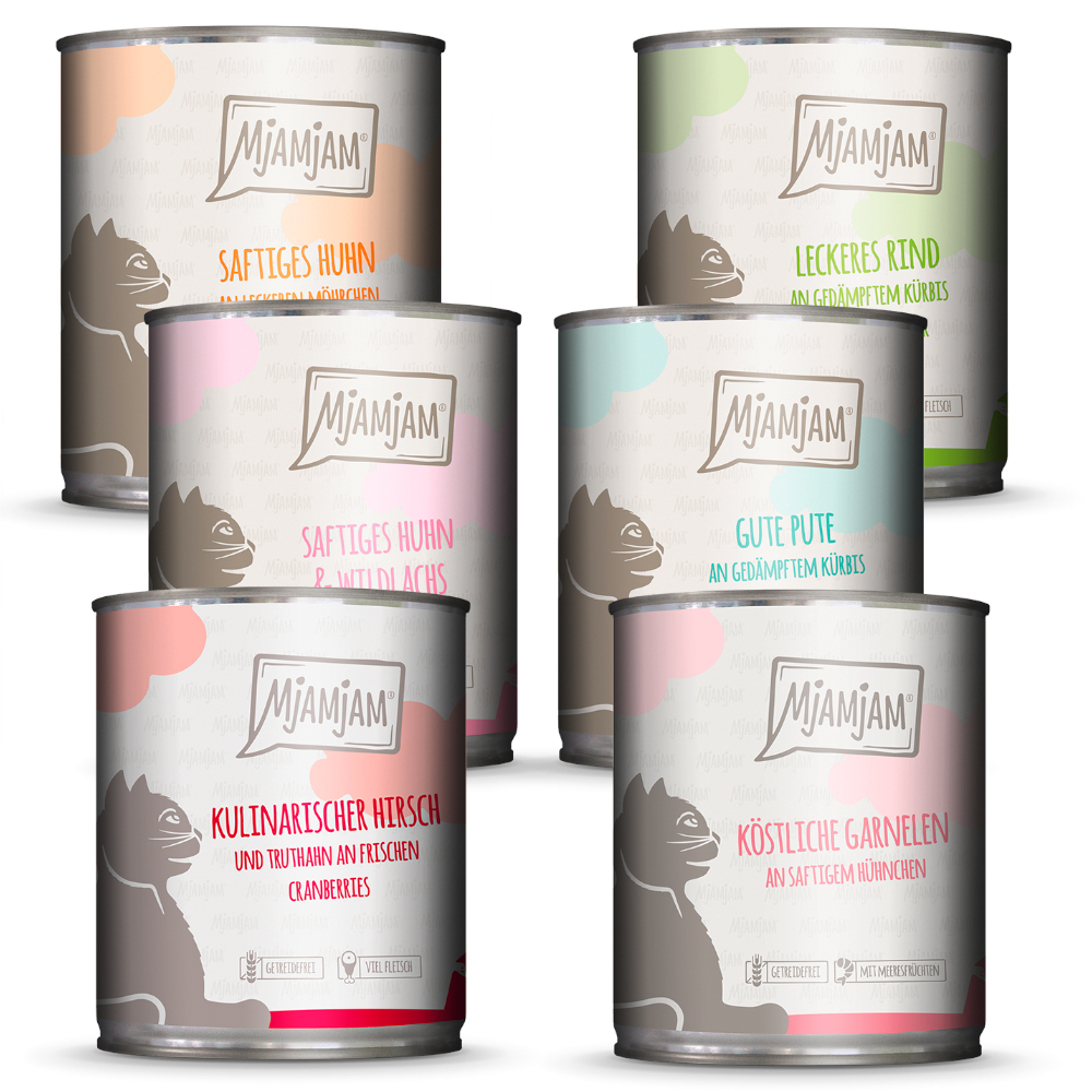 Fotografie produktu: Smíšené balení MjAMjAM 6 x 800 g - mix (6 druhů)