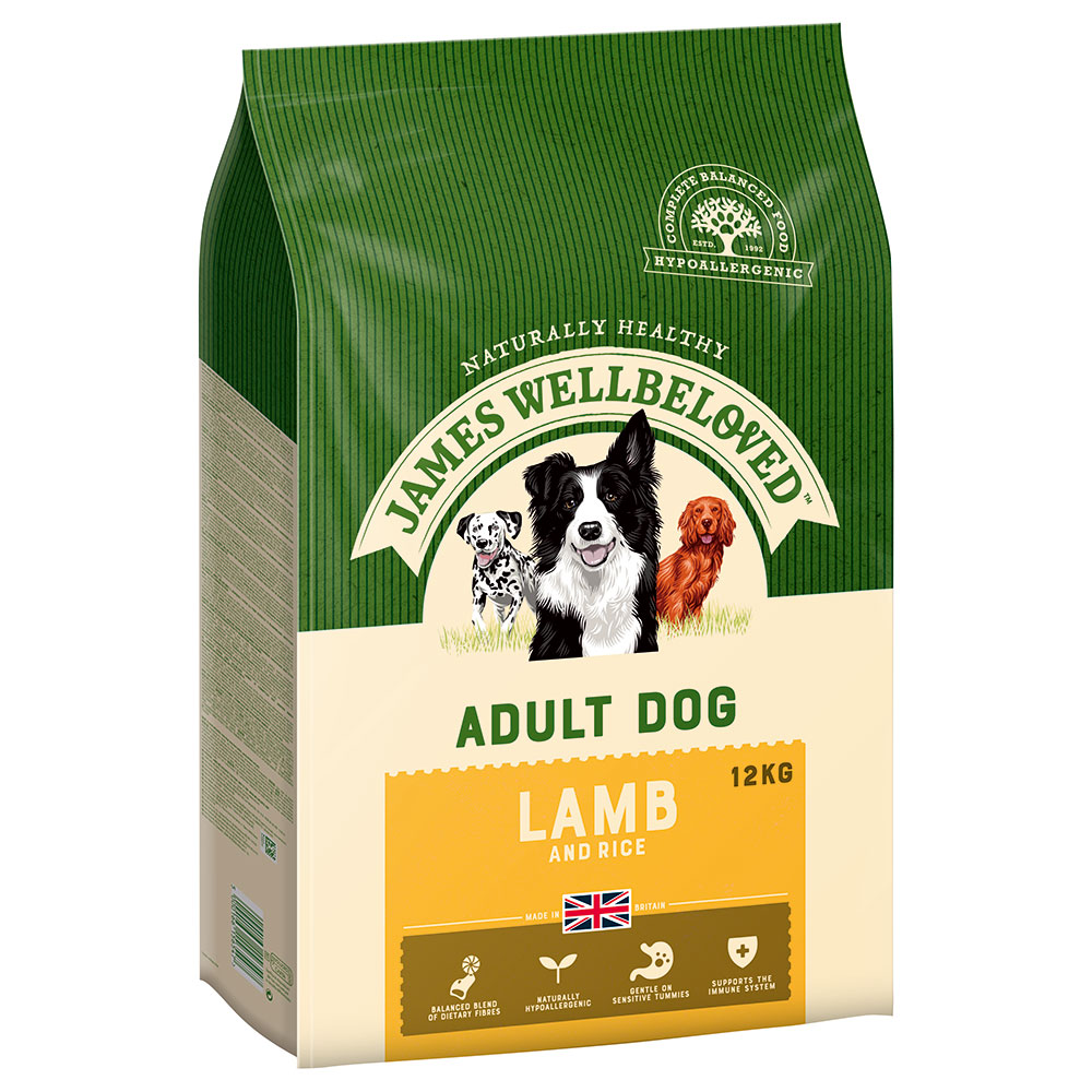 

James Wellbeloved Adult jehněčí & rýže - 2 x 12 kg