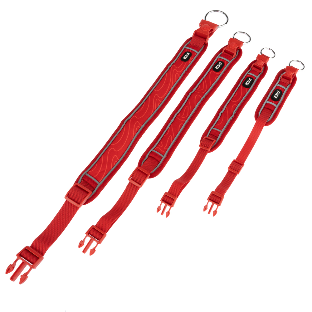 Fotografie produktu: TIAKI Soft & Safe obojek, červený - velikost L: obvod krku 55 - 65 cm, Š 45 mm