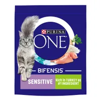 PURINA ONE Sensitive Adult Turkey & Rice Dry Cat Food - 750g