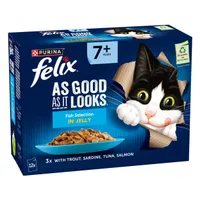 Felix Senior As Good As It Looks 12 x 85g - Fish Selection in Jelly (12 x 85g)