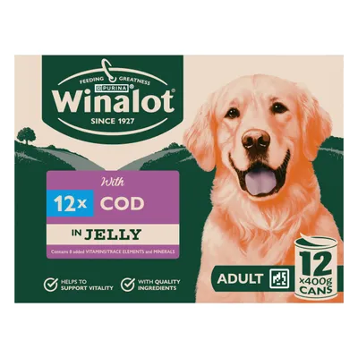 Winalot Classics in Jelly 12 x 400g - Cod