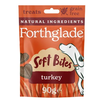 Forthglade Natural Soft Bites - Turkey - Saver Pack: 8 x 90g 