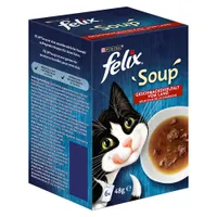 Felix Soup 3 x 6 x 48 g varčno pakiranje - Mešano poskusno pakiranje