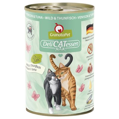 GranataPet DeliCatessen 6 x 400 g Wild & Thunfisch