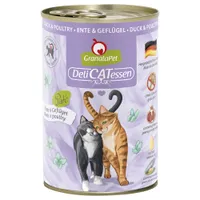 Икономична опаковка GranataPet DeliCatessen 24 x 400 г - патешко и птиче месо