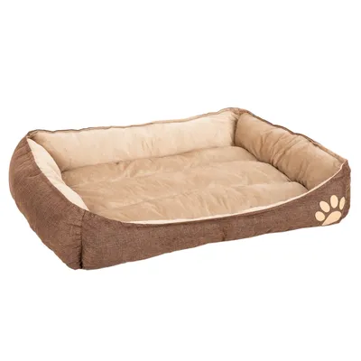 Panier rectangulaire Basic pour chien et chat - L 90 x l 63 x H 18 cm