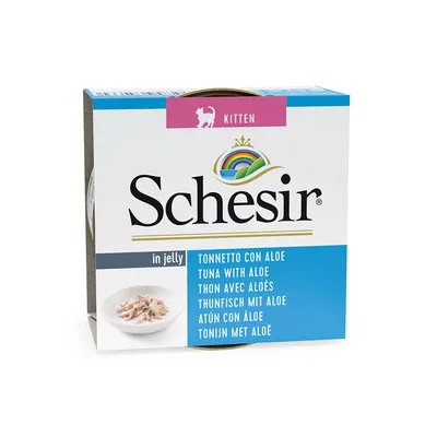 Schesir in Jelly, tonnikala ja aloe pennuille.