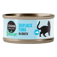 Cosma Nature 6 x 70 g - boniitti (tonnikala)