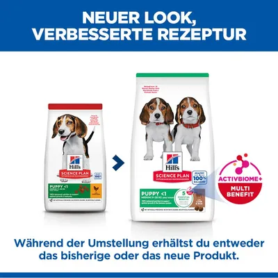 Hill's Science Plan Puppy <1 Medium mit Lamm & Reis - 18 kg
