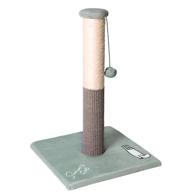 Simon's Cat Scratching Post - Grey / Green