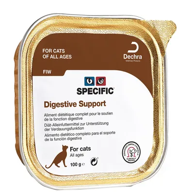 Specific Cat FIW - Digestive Support Kattenvoer - 7 x 100 g  Specific Cat FIW - Digestive Support Kattenvoer - 7 x 100 g