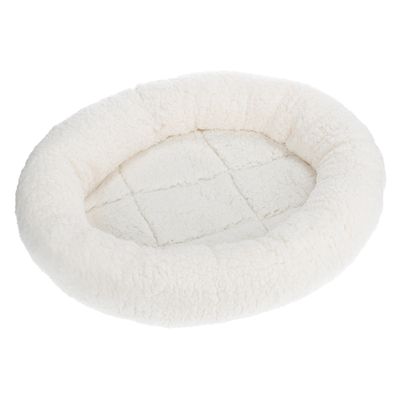 Fluffy 2in1 myssäng Ullvit: L 50 x B 42 x H 7,5 cm