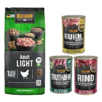 Lot mixte Belcando 15 kg / 12,5 kg + 6 x 400 g pour chien - Adult Light (12,5 kg)