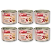 Pachet de testare Animonda Carny Single Protein Adult 6 x 200 g - Mix