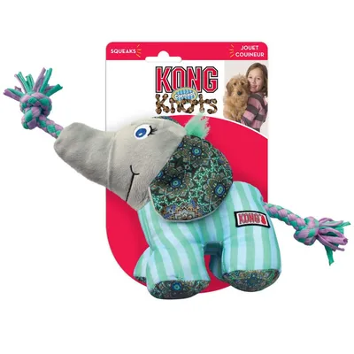 KONG Knots Carnival Elephant - Stl. S/M: L 9 x B 17 x H 13 cm
