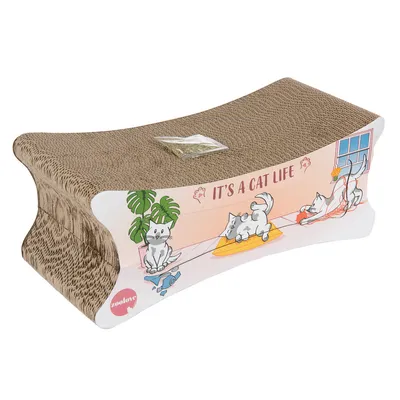 Когтеточка для кошек 2 в 1 - 50 x 22 x 20 см 