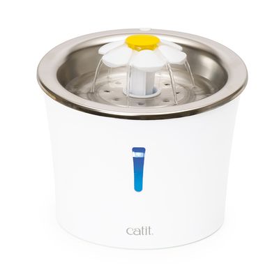 Fontanella Catit Flower Fountain in acciaio inox 3 litri