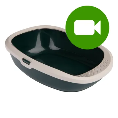 Przycisk odtwarzania filmu prezentującego plastikową kuwetę dla kota z jasną ramką. Kliknij tutaj, aby obejrzeć wideo produktu. Przycisk odtwarzania filmu prezentującego plastikową kuwetę dla kota z jasną ramką. Kliknij tutaj, aby obejrzeć wideo produktu.