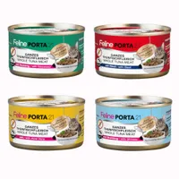 Sparpaket Feline Porta 24 x 90 g - Mixpaket Thunfisch (4 Sorten)