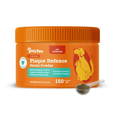 Zesty Paws Plaque Defence Dental Powder - 150g