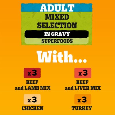Pedigree Pouch Mixed Selection in Gravy Multipack - Multibuy: 24 x 100g
