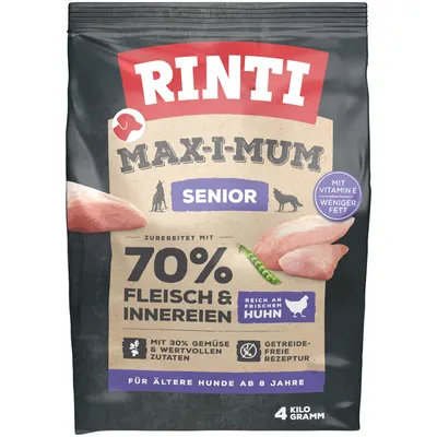 RINTI Max-i-mum Senior s kuřecím masem - 12 kg