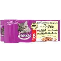 Whiskas La Carte 8 x 390 g - ryby a maso v želé
