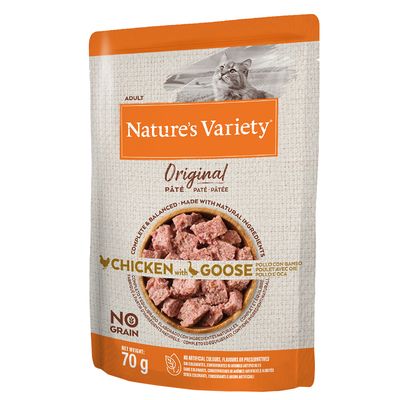 Nature's Variety Original Paté No Grain 12 x 70 g Huhn und Gans