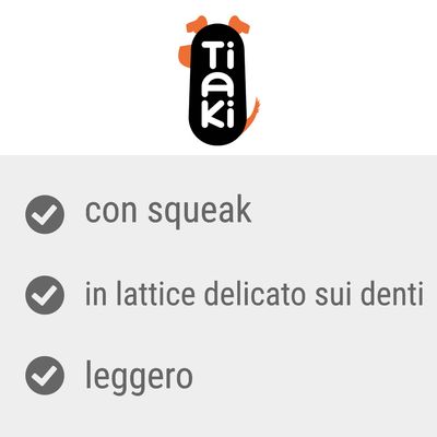 Tiaki. con squeak, in lattice delicato sui denti, leggero