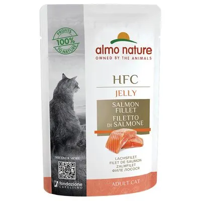 Voordeelverpakking Almo Nature HFC gelei 24 x 55 g - Sardines