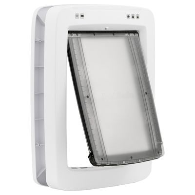 Porta basculante per animali domestici PetSafe® SmartDoor Connected bianco (taglia L)
