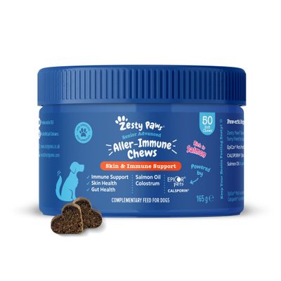 Zesty Paws Senior Aller-Immune Chews s lososem