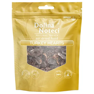 Dolina Noteci Dog Natural Treats aux cœurs de dinde - 150 g