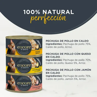 Encore en latas 8 x 70 g comida húmeda para gatos - Pack mixto - Selección de pollo (3 variedades)