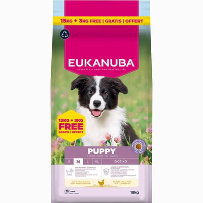 Eukanuba Premium Nutrition Puppy Medium Breed Pollo