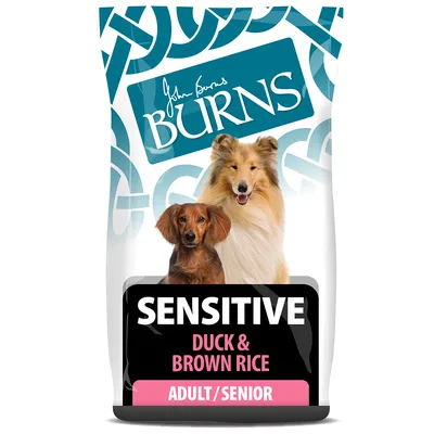 Burns Adult & Senior Sensitive - Duck & Brown Rice - And og brun ris Burns Adult & Senior Sensitive - Duck & Brown Rice - And og brun ris