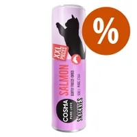 Sparpaket Cosma Snackies XXL Stückchen - 5 x Mixpaket 3 Sorten (128 g)