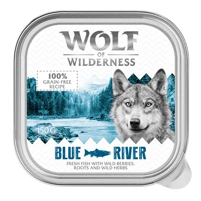 Wolf of Wilderness Adult Saver Pack 24 x 150g  - Blue River - Fish