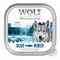 Výhodné balenie Wolf of Wilderness Adult 24 x 150 g - vaničky Blue River - rybie