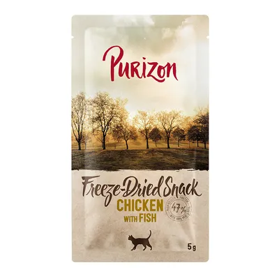 Purizon Snack Κοτόπουλο με Ψάρι - Χωρίς Δημητριακά - 5 g