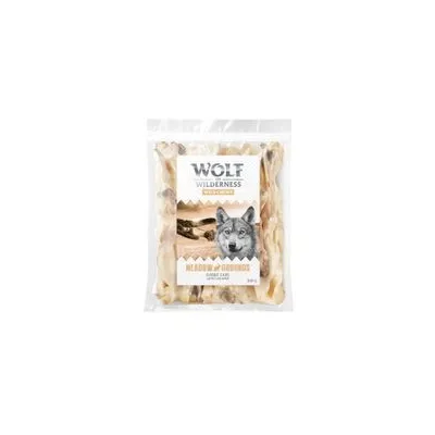 Sachet de snacks pour chien Wolf of Wilderness, Meadow of Groves, visible sur l’emballage : os à mâcher, 200 g.