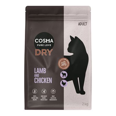 Cosma kuivaruoka lammas & kana 2 kg